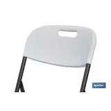 SILLA PLEGABLE BLANCA 46x53x88 CM venta unitaria