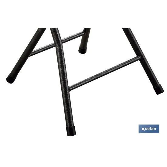 TABURETE PLEGABLE BLANCO 33x30x46cm