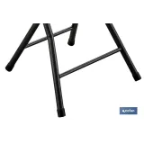 TABURETE PLEGABLE BLANCO 33x30x46cm venta unitaria
