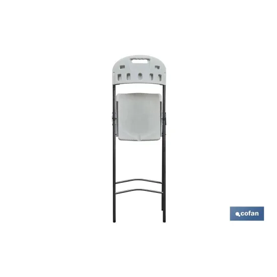 SILLA ALTA PLEGABLE BLANCA  ALTURA ASIENTO 74 cm venta unitaria