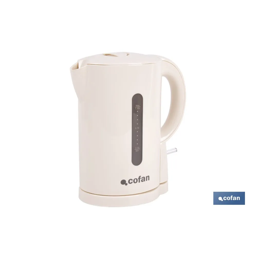 HERVIDOR DE AGUA 1080 W CON CAPACIDAD DE 1 L