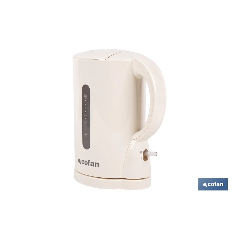 HERVIDOR DE AGUA 1080 W CON CAPACIDAD DE 1 L