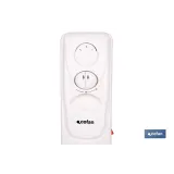 RADIADOR DE ACEITE CON TERMOSTATO REGULABLE Y VENTILADOR 7 ELEMENTOS 1500 W