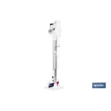 ASPIRADORA SIN CABLE CON BASE DE CARGA COLOR BLANCO