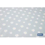 ROLLO DE HULE DISEÑO MARGARITAS JADE 1,40 x 25 M