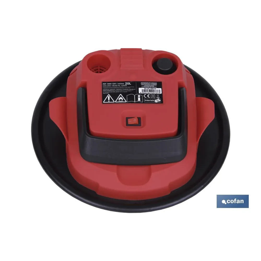 ASPIRADOR CENIZAS  MODELO ALLEY 20L 1200W