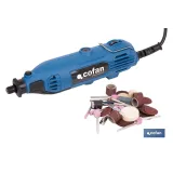 MULTIHERRAMIENTA ROTATIVA 135 W 8000-33000 RPM CON ACCESORIOS