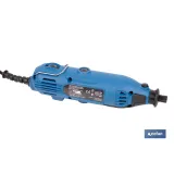 MULTIHERRAMIENTA ROTATIVA 135 W 8000-33000 RPM CON ACCESORIOS