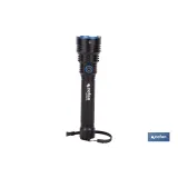LINTERNA HIGH POWER LED 10000 LM 6 FUNCIONES Ø 60 X 250 MM