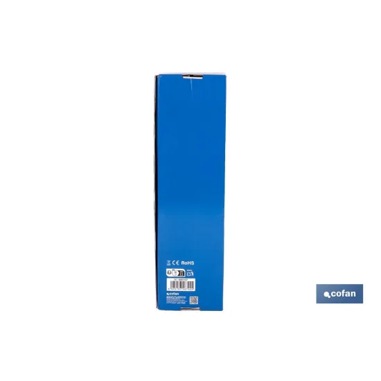 LINTERNA HIGH POWER LED 18.000 LM CON 6 FUNCIONES Ø65 X 322 MM