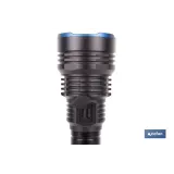 LINTERNA HIGH POWER LED 18.000 LM CON 6 FUNCIONES Ø65 X 322 MM