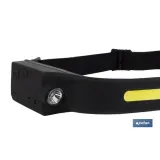 LINTERNA DUAL DE CABEZA CON SENSOR DE ACTIVACIÓN 350 LM