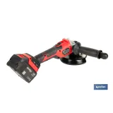 AMOLADORA A BATERÍA Li-ion 20 V 10.000 RPM - 115/125 MM