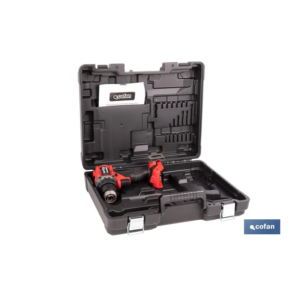 TALADRO ATORNILLADOR COMPACTO A BATERÍA LI-ION 20 V 1900 RPM 60 Nm SIN CARGADOR NI BATERÍA
