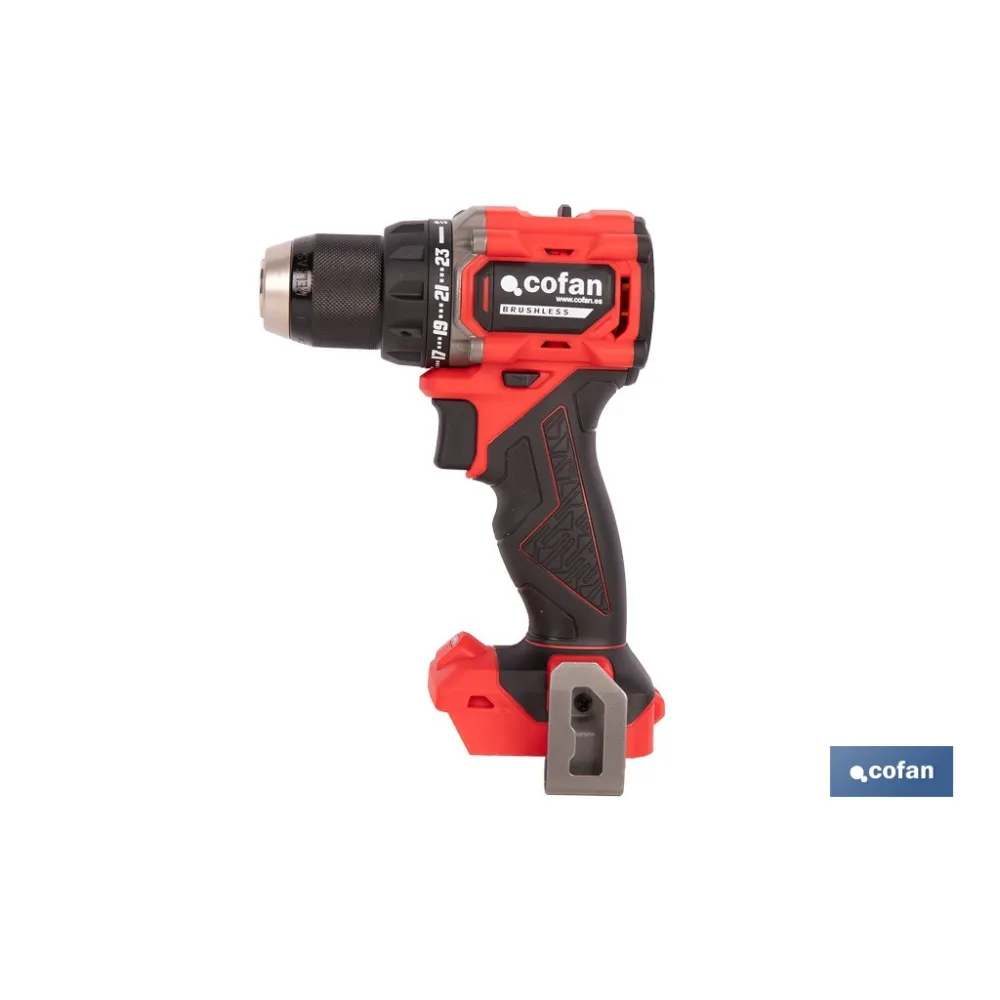 TALADRO ATORNILLADOR COMPACTO A BATERÍA LI-ION 20 V 1900 RPM 60 Nm SIN CARGADOR NI BATERÍA
