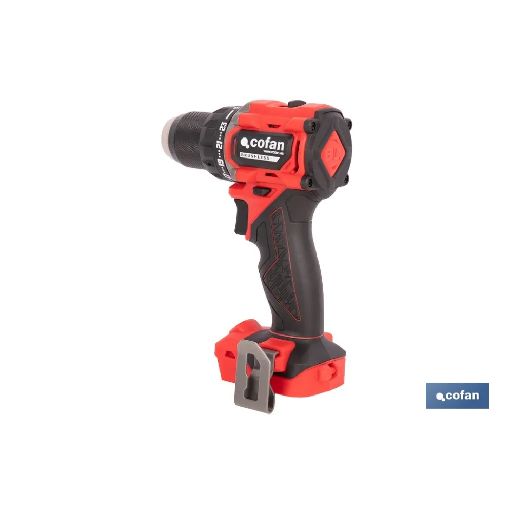 TALADRO ATORNILLADOR COMPACTO A BATERÍA LI-ION 20 V 1900 RPM 60 Nm SIN CARGADOR NI BATERÍA