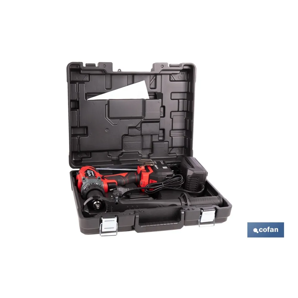 TALADRO PERCUTOR A BATERÍA LI-ION 20 V 2000 RPM 150 NM