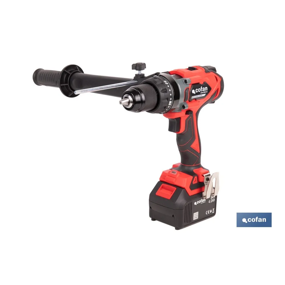 TALADRO PERCUTOR A BATERÍA LI-ION 20 V 2000 RPM 150 NM