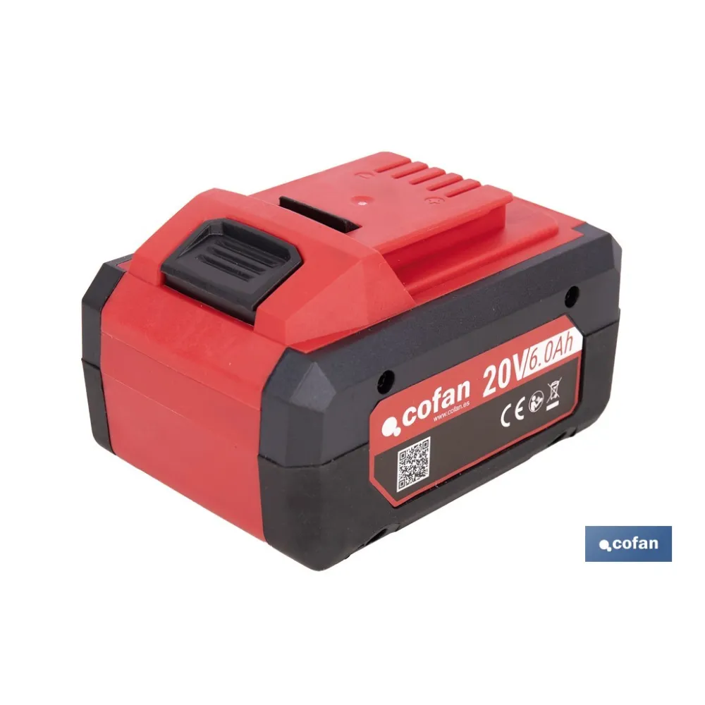 BATERÍA RECARGABLE Li-ion 20 V 6.0Ah
