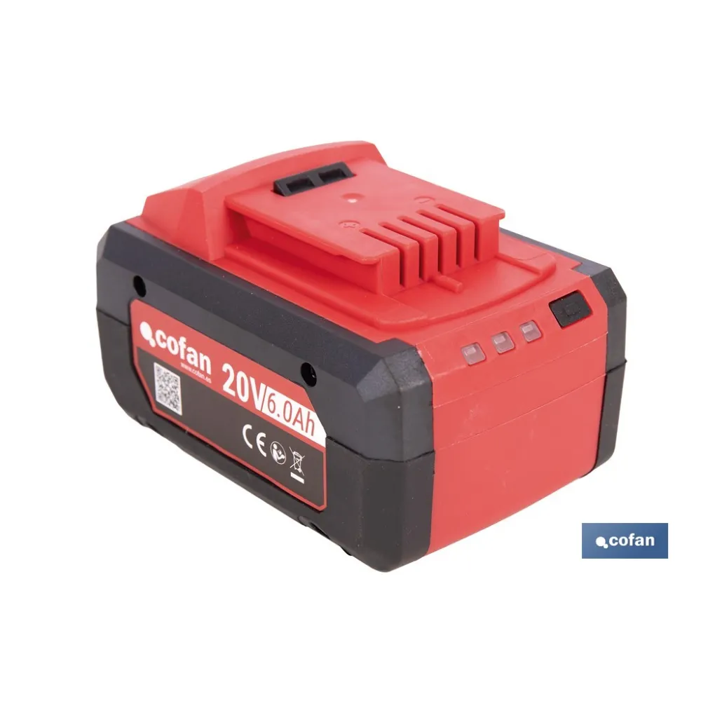 BATERÍA RECARGABLE Li-ion 20 V 6.0Ah