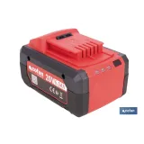 BATERÍA RECARGABLE Li-ion 20 V 6.0Ah