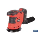 LIJADORA ORBITAL A BATERÍA Li-ion 20 V 125 MM 10000 RPM