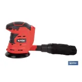 LIJADORA ORBITAL A BATERÍA Li-ion 20 V 125 MM 10000 RPM SIN CARGADOR NI BATERÍA