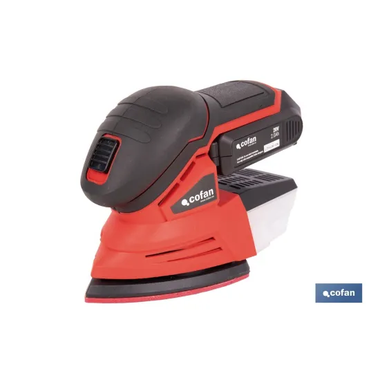 LIJADORA MOUSE A BATERÍA Li-ion 20 V 11000 RPM