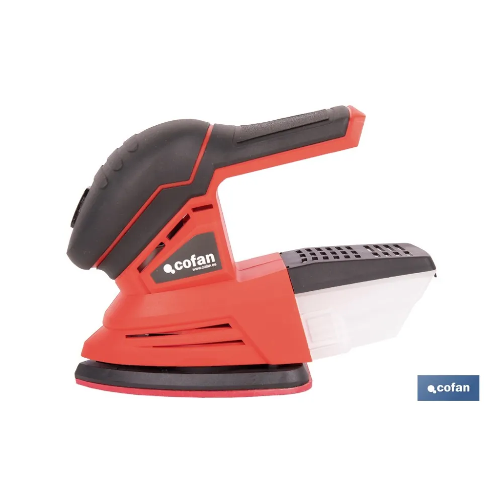 LIJADORA MOUSE A BATERÍA Li-ion 20 V 11000 RPM SIN CARGADOR NI BATERÍA