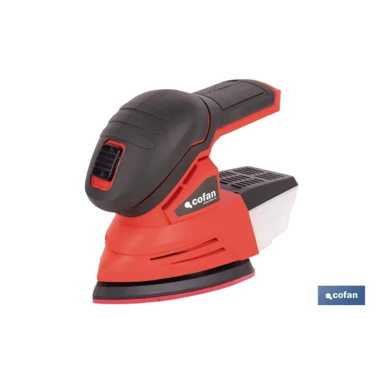 LIJADORA MOUSE A BATERÍA Li-ion 20 V 11000 RPM SIN CARGADOR NI BATERÍA