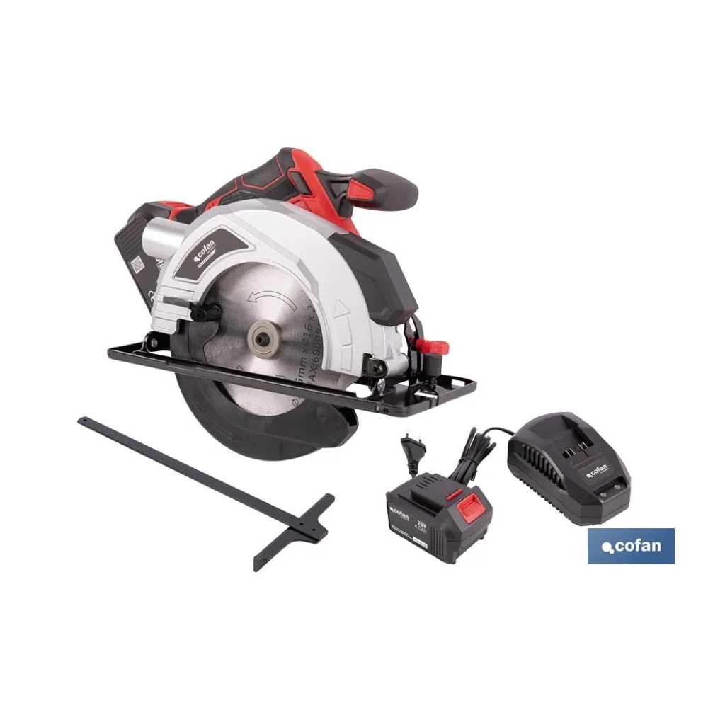 SIERRA CIRCULAR A BATERÍA Li-ion 20 V Ø185 MM
