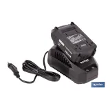 PACK CARGADOR 20 V 2.4 A Y BATERÍA Li-ion 20 V 2.0Ah