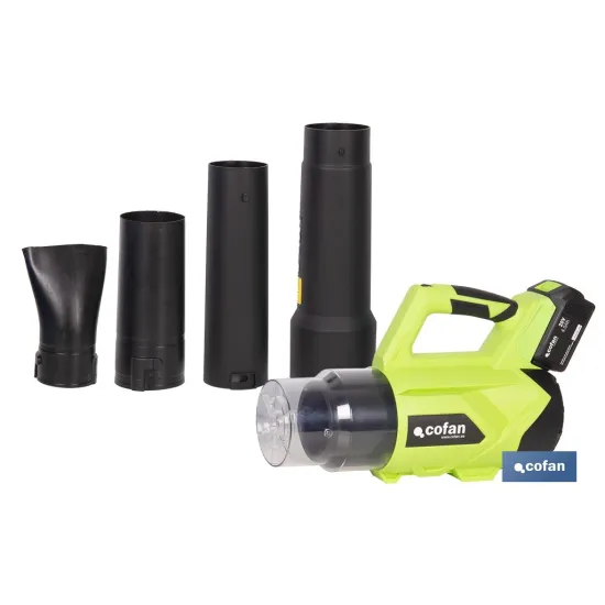SOPLADORA ELÉCTRICA A BATERÍA LI-ION 20 V 22.500 RPM SIN CARGADOR NI BATERÍA