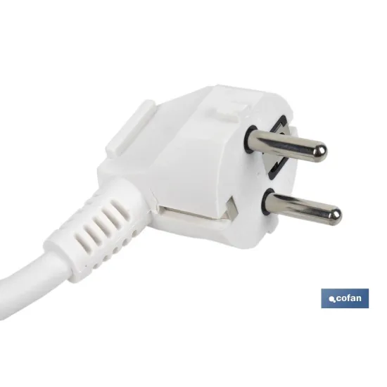 BASE MÚLTIPLE 5T. 1,4M CABLE C/INT. (16A-250V)