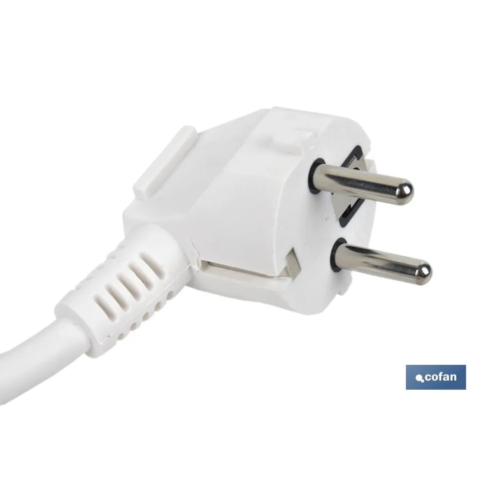 BASE MÚLTIPLE 5T. 1,4M CABLE C/INT. (16A-250V)