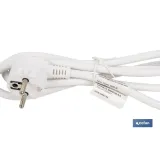 BASE MÚLTIPLE 6T. 1,4M CABLE C/INT. (16A-250V)