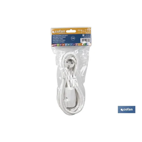 PROLONGADOR ELECTRICO 3M (3 x 1,5mm)
