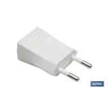 CLAVIJA BIPOLAR BLANCO (10A-250V)