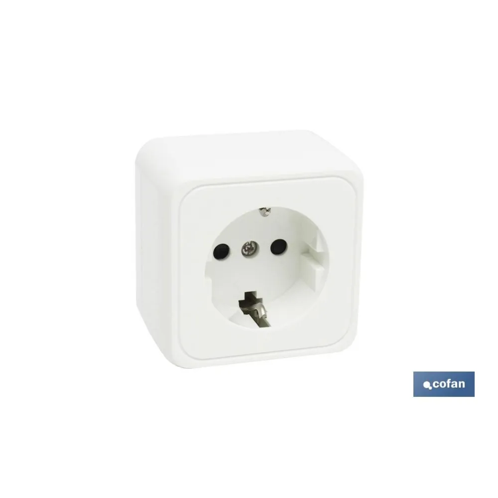 BASE CUADRADA SUPERFICIE +T.T.(16A-250V)