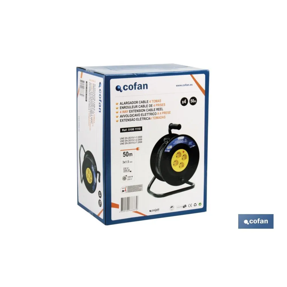 ALARGADOR CABLE 4T. 50 METROS (3 x 1,5mm)