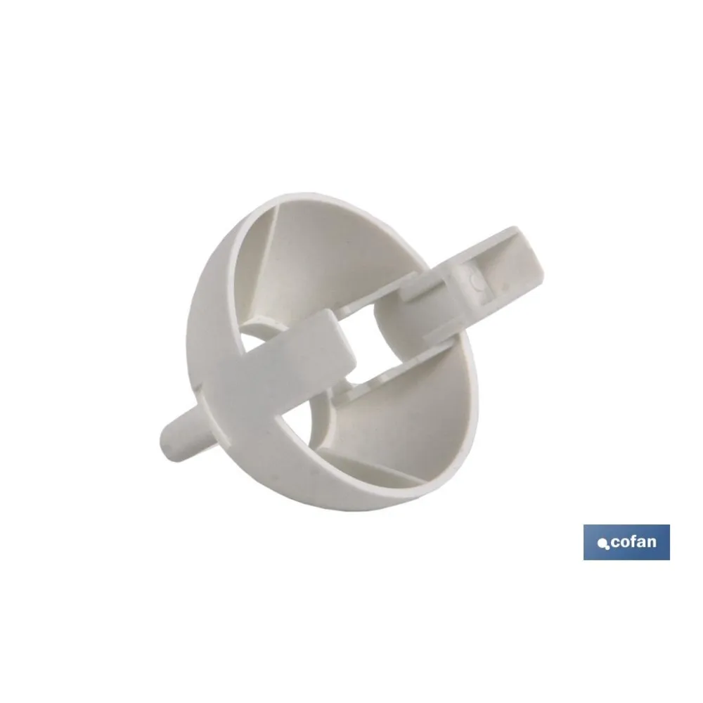 PORTALÁMPARAS PARA OBRA E-27 4A250V RESINA TERMOESTABLE BLANCO