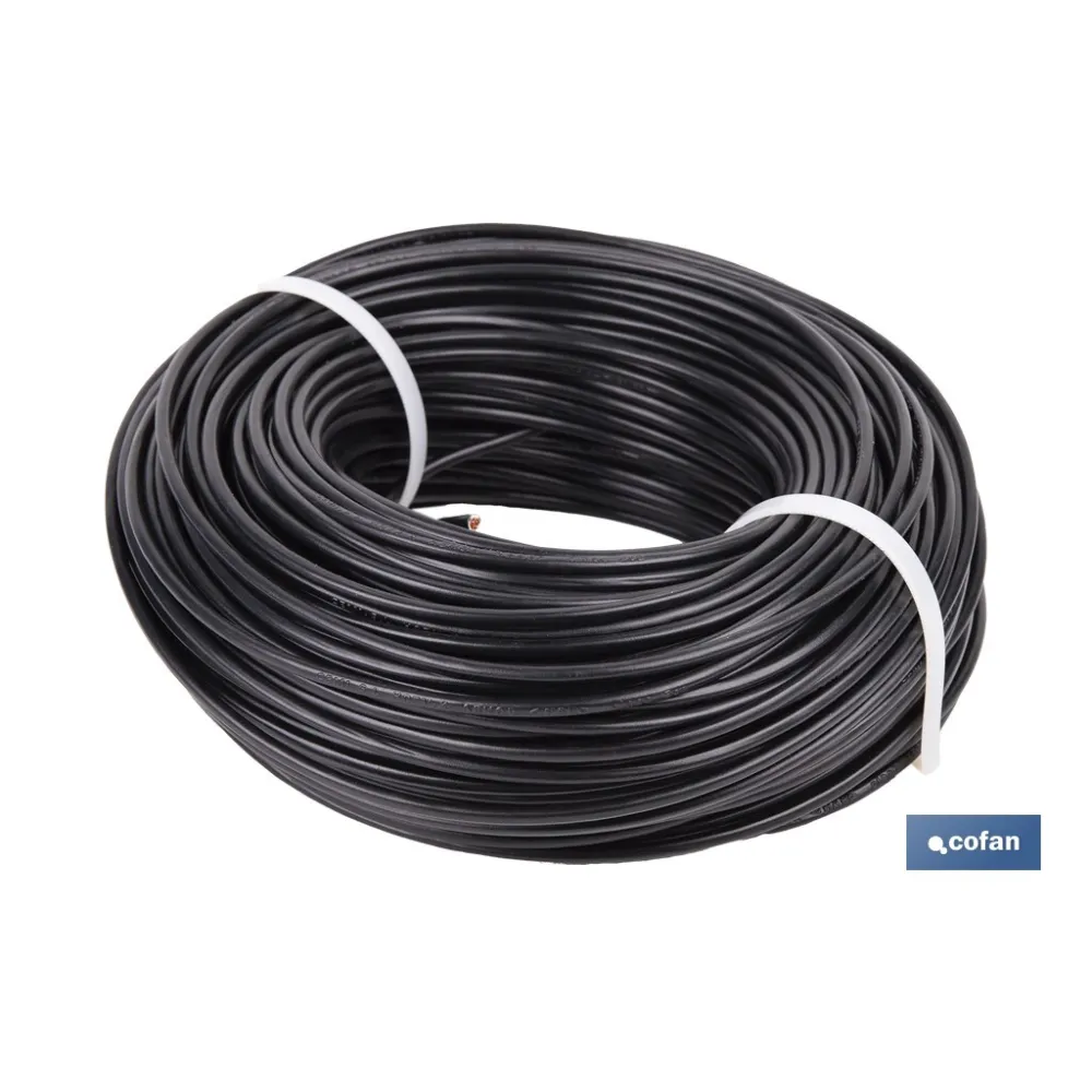 ROLLO CABLE H07V-K 1X4MM2 NEGRO (100 M)