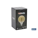 BOMBILLA LED GLOBO SPIRAL 4W E27 170LM 2200K