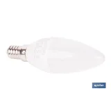 BOMBILLA LED VELA 6.5 W E14 806 LM 6500 K