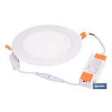 DOWNLIGHT EMPOTRABLE BLANCO SMD 12 W 1140 LM Ø168 MM 3CCT