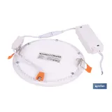DOWNLIGHT EMPOTRABLE BLANCO SMD 12 W 1140 LM Ø168 MM 3CCT