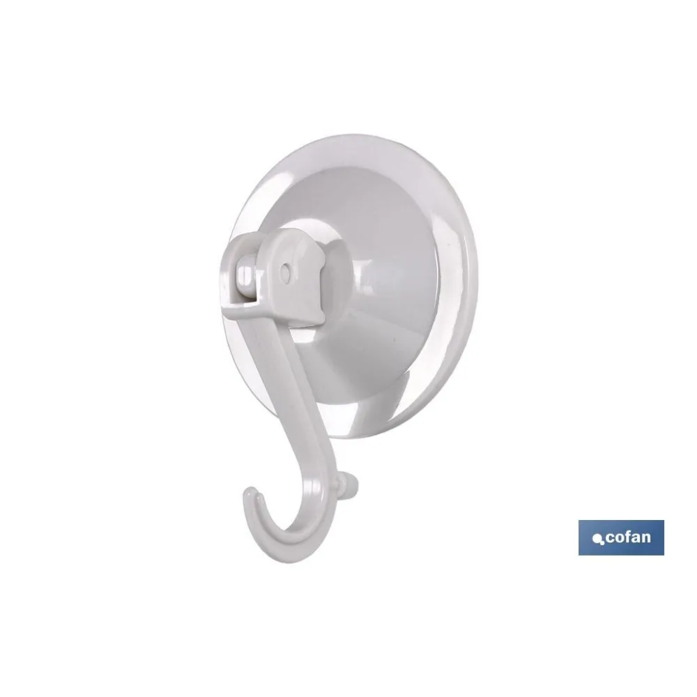 1 UD COLGADOR VENTOSA CIERRE SEGURIDAD Ø77mm