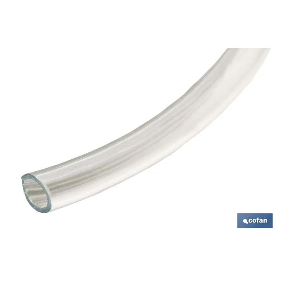 MANGUERA PVC MONOCAPA CRISTAL 6x9mm/100m