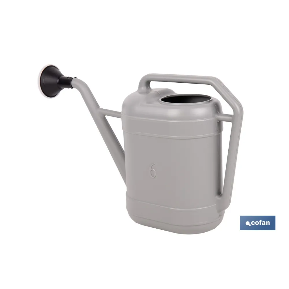 REGADERA GRIS 6 LITROS