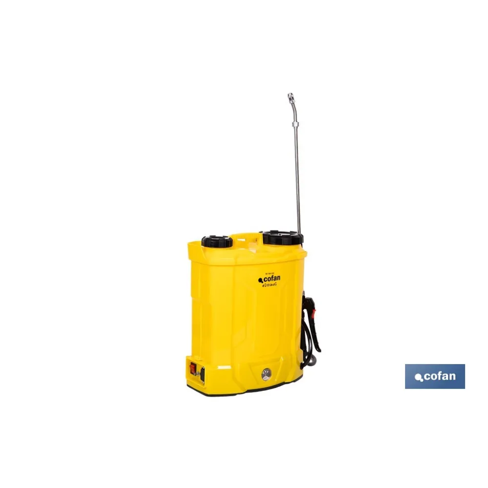 PULVERIZADOR DE ESPALDA 12 L ELÉCTRICO LI-ION 12 V 8.0 AH